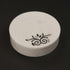 Large White Marble Trinket Box with Damask Motif